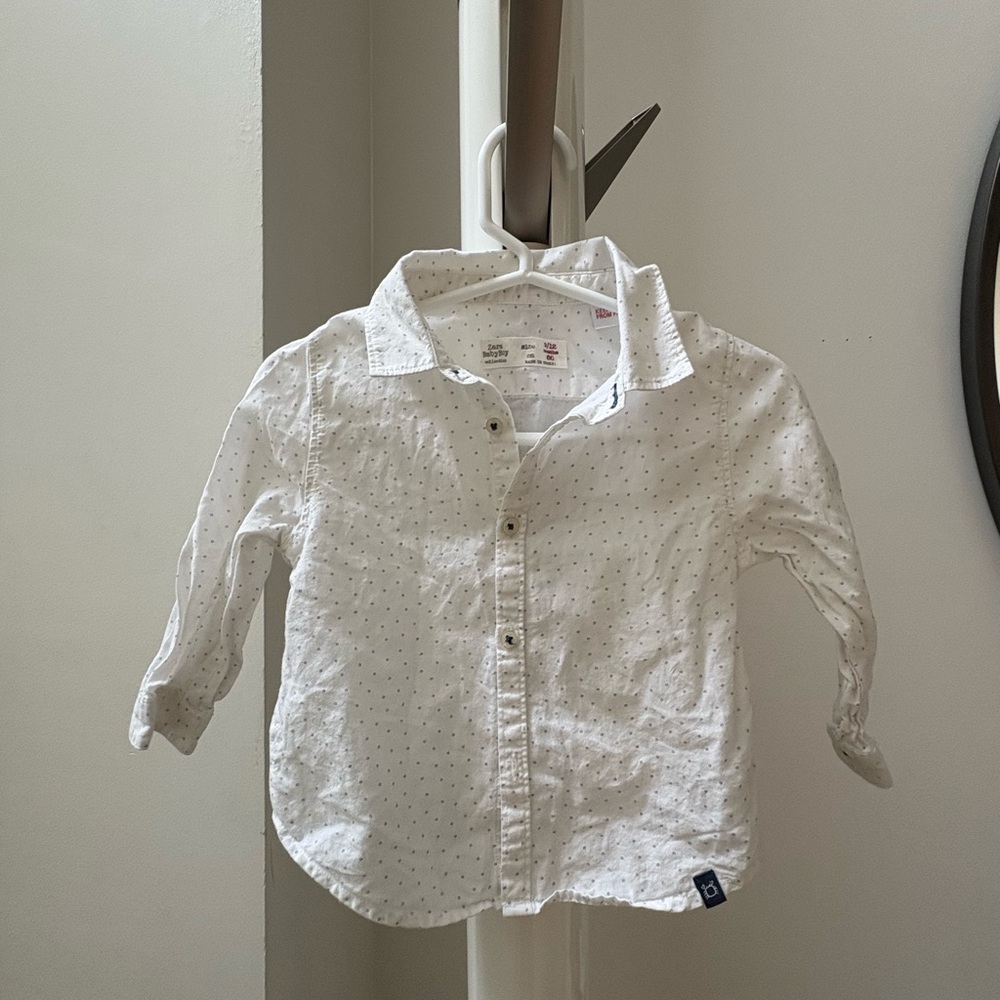 White cotton Shirt - Baby Zara